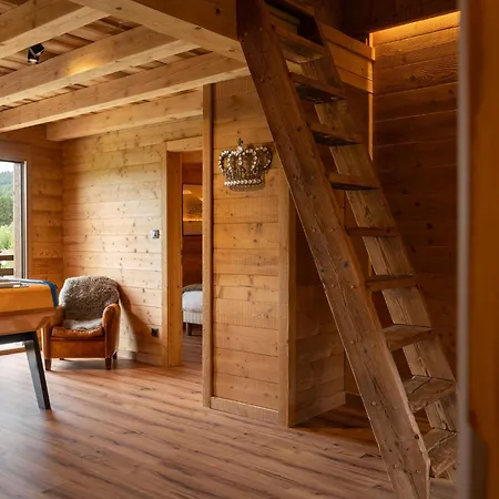 Le Grand V, De Luxe Avec Piscine Interieure Chalet *