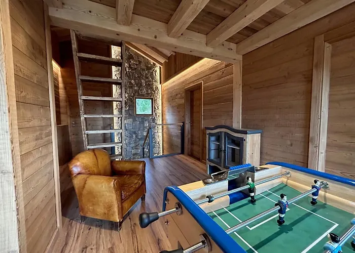 Le Grand V, De Luxe Avec Piscine Interieure Horská chata Ban-sur-Meurthe-Clefcy