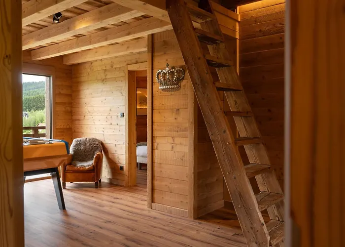 Le Grand V, De Luxe Avec Piscine Interieure Horská chata *