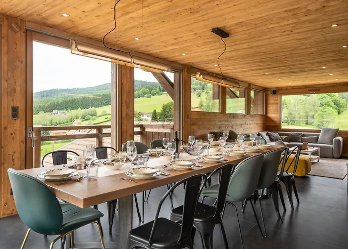 Le Grand V, De Luxe Avec Piscine Interieure Horská chata