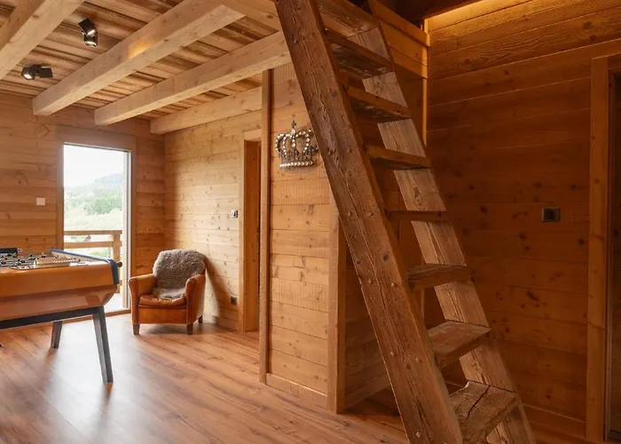 Le Grand V, De Luxe Avec Piscine Interieure Horská chata *