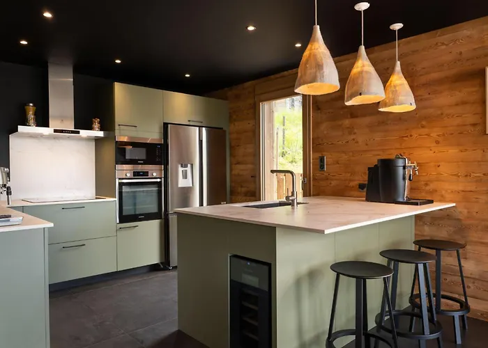 Le Grand V, De Luxe Avec Piscine Interieure Horská chata *